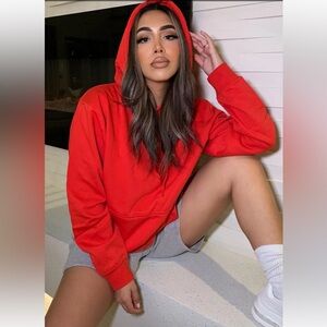 Soffe Hoodied Vneck Sweatshirt